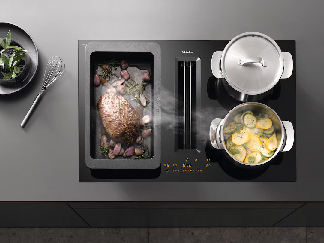 Induktionshäll med integrerad fläkt Miele KMDA 7473-1 FL Silence