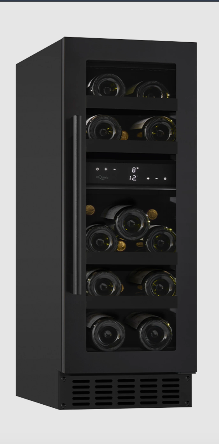 mQuvée Inbyggbar vinkyl - WineCave 700 30D All Black (utställningsexemplar)